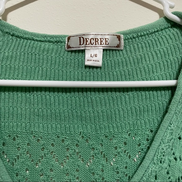 Decree Green Shrug L - Picture 2 of 8